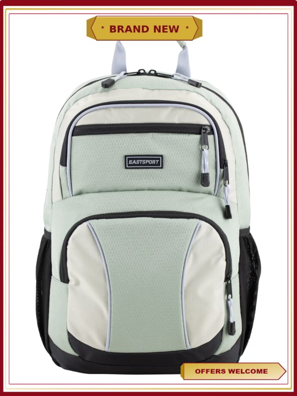 Sport Backpack with Laptop Sleeve Water Bottle Pockets